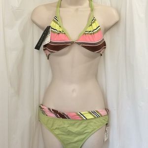 Beautiful NWT La Blanca 2 Piece Swimsuit Size 8